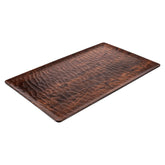 Rectangular Brown Composite Platter20.75" x 12.75" x h:0.5"